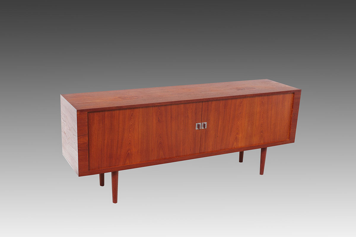 Appraisal: HANS WEGNER TEAK PRESIDENT CREDENZA Designed by Hans Wegner for