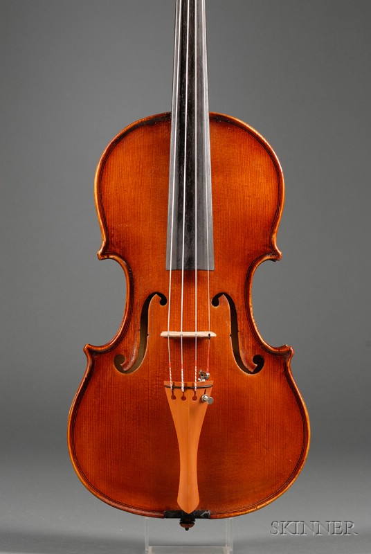 Appraisal: Modern Violin labeled RENZO BECCHINI length of one-piece back in