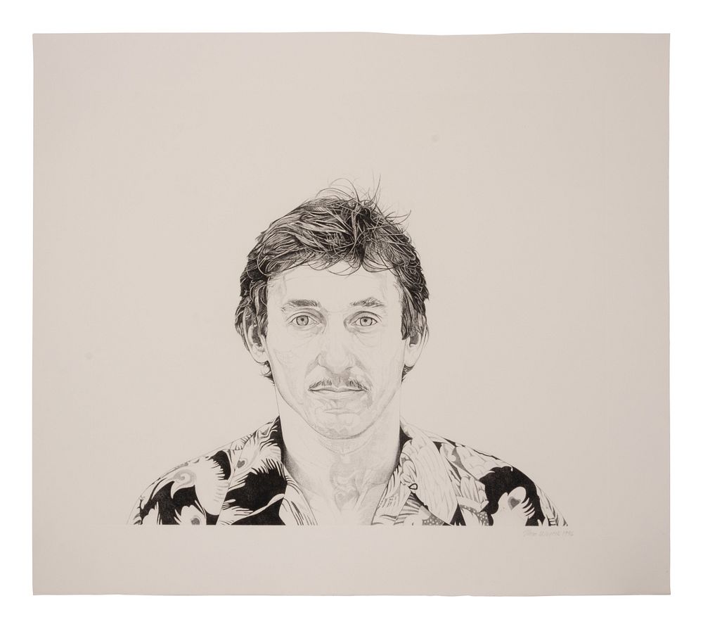 Appraisal: Theo Wujick American - Portrait of Ed Ruscha Theo Wujick