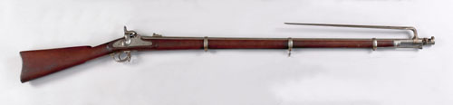 Appraisal: Colt percussion rifle with bayonet model barrel - l