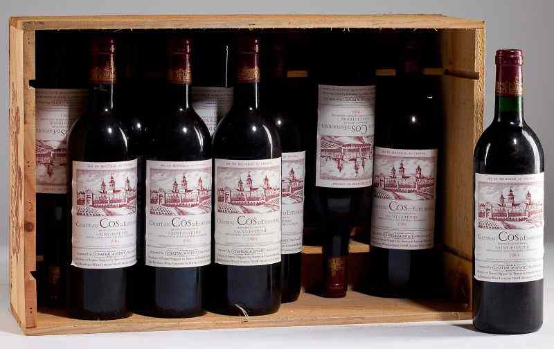 Appraisal: Chateau Cos d'EstournelSt Estephe bottles bn lbsl partial owcRemoved from