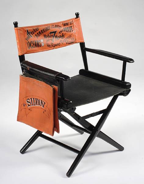 Appraisal: A Frank Sinatra-related director's chair gifted to Al Silvani s