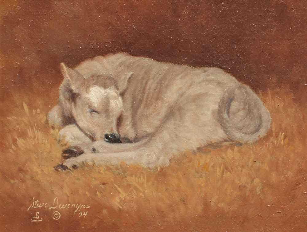 Appraisal: DEVENYNSE Steve American - ''Good Life'' depicts a baby calf