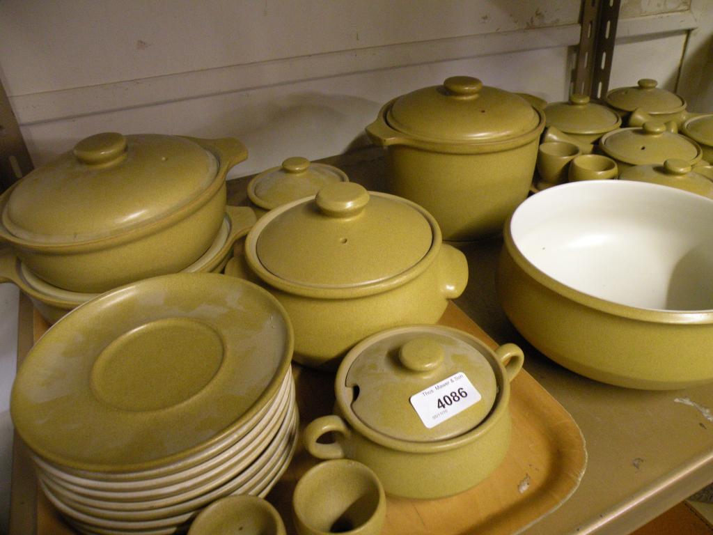 Appraisal: A quantity of Denby Ode pattern kitchenware