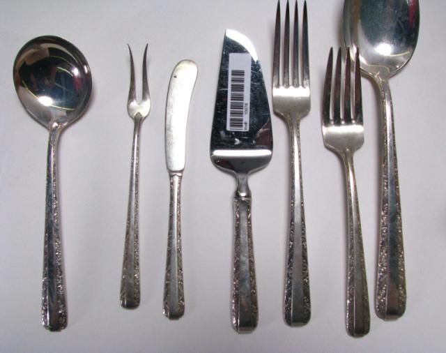 Appraisal: Towle Sterling Flatware Candlelight Pattern including eleven dinner forks twelve