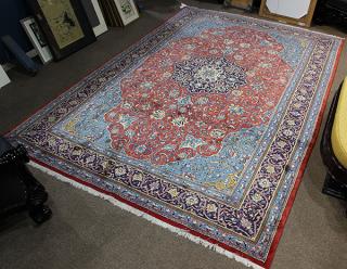 Appraisal: Semi antique Persian Sarouk Mahal carpet Semi antique Persian Sarouk