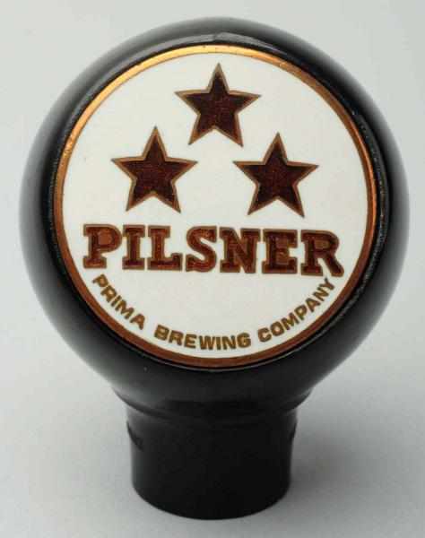 Appraisal: Pilsner Three Star Beer Tap Knob Clean face and tap