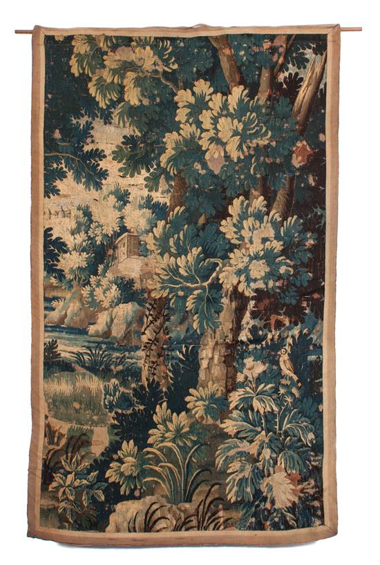 Appraisal: Sale Lot A Flemish Verdure Tapestry Panel late th century