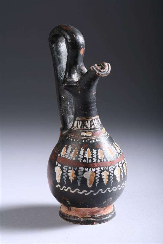 Appraisal: GNATHIAN WARE OINOCHOE Circa th century B C - l