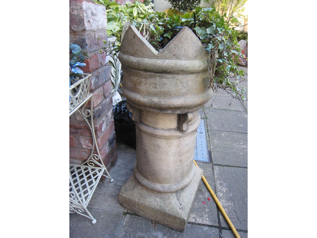 Appraisal: A Doulton stoneware Chimney Planter pointed design to the top