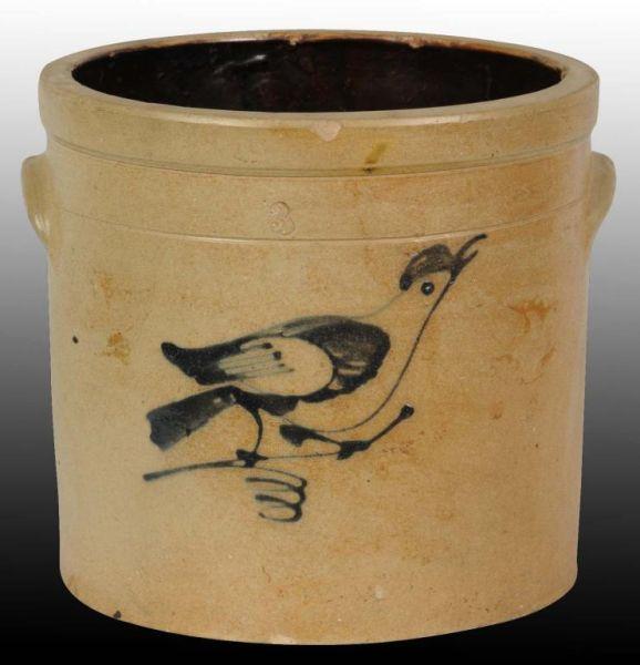 Appraisal: Stoneware -Gallon Crock Description Bird decoration Some rim chips and