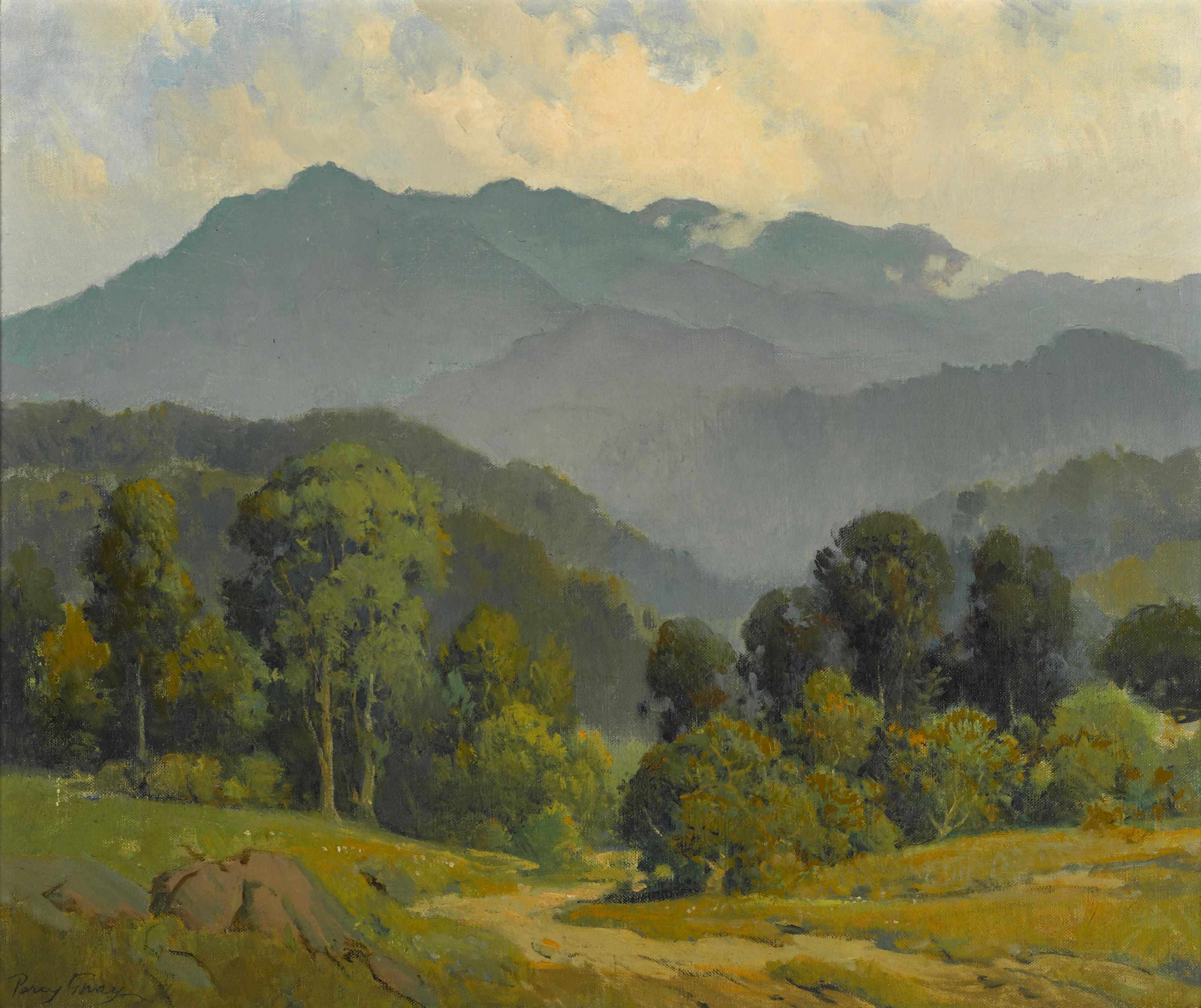 Appraisal: Percy Gray - Mount Tamalpais signed 'Percy Gray' lower left