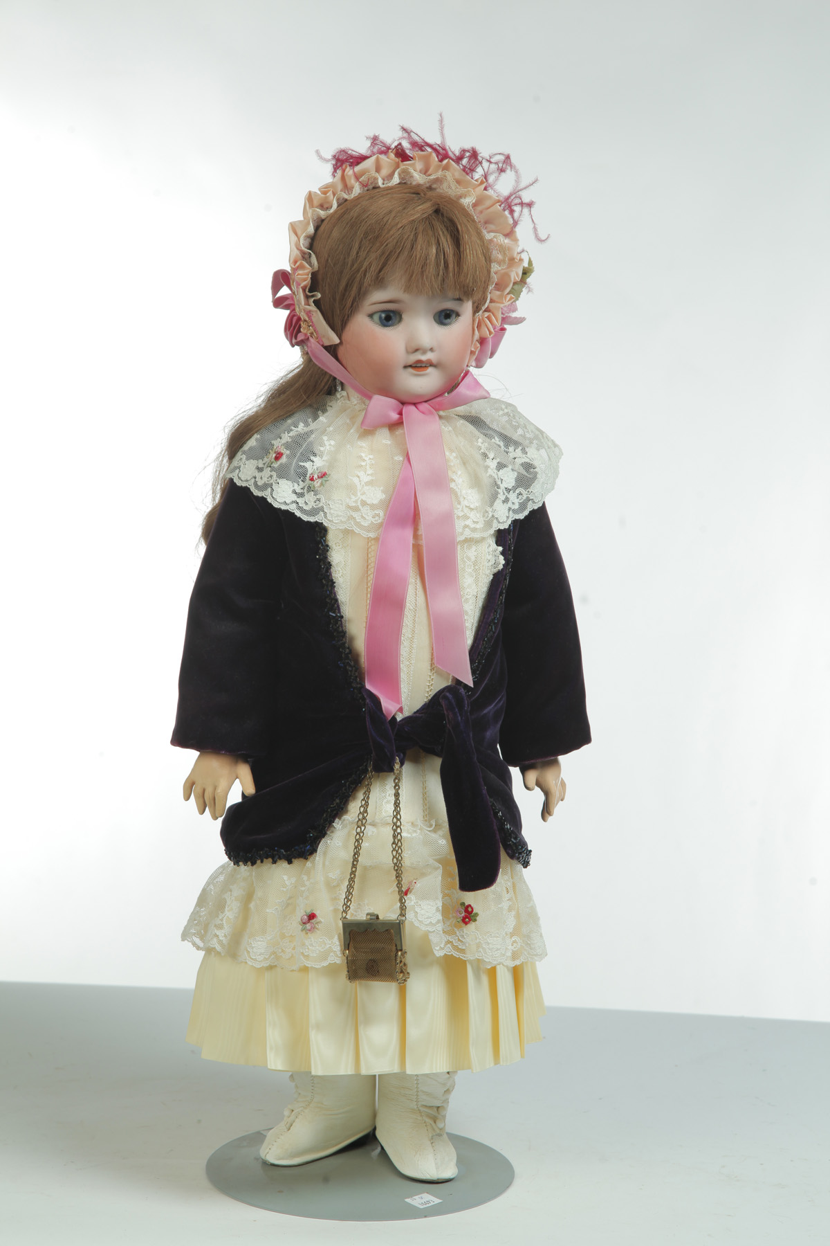 Appraisal: S T R J BISQUE HEAD DOLL France st half-