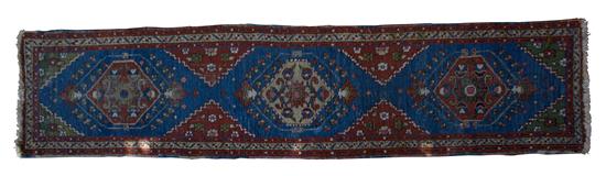 Appraisal: Sale Lot A Persian Wool Runner first half th century