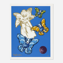 Appraisal: George Rodrigue ANGEL BABY screenprint in colors h w in