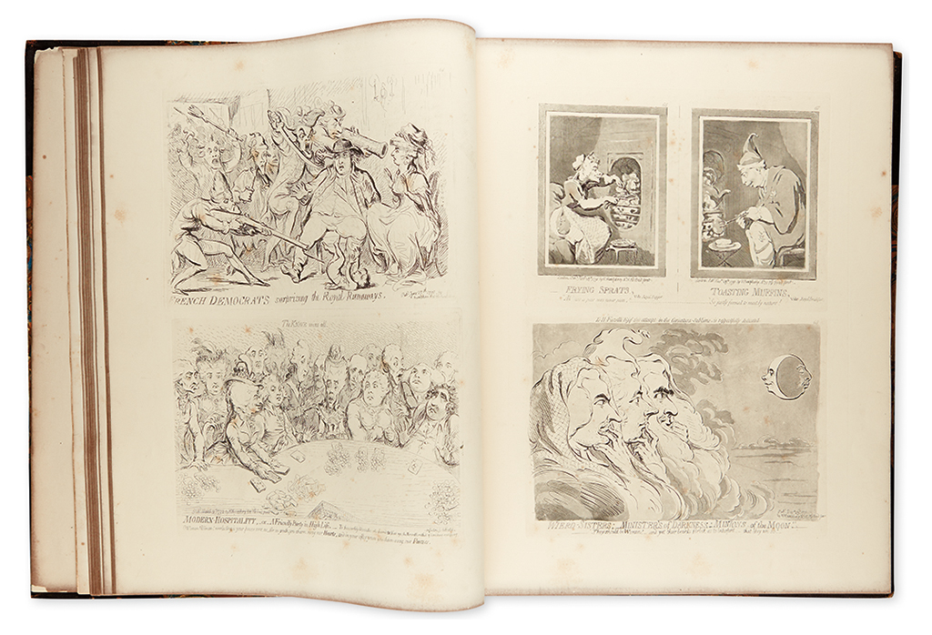 Appraisal: GILLRAY JAMES The Works of James Gillray from the Original