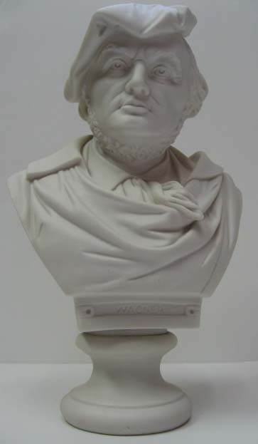 Appraisal: A th C English Parian Bust of Wagner marked to