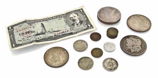 Appraisal: Four U S Silver Dollars Morgan examples include -O and