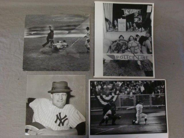 Appraisal: Lot of Baseball Photos - World Series with Mantle Maris