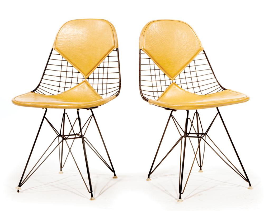 Appraisal: Pair of Charles and Ray Eames for Herman Miller Bikini