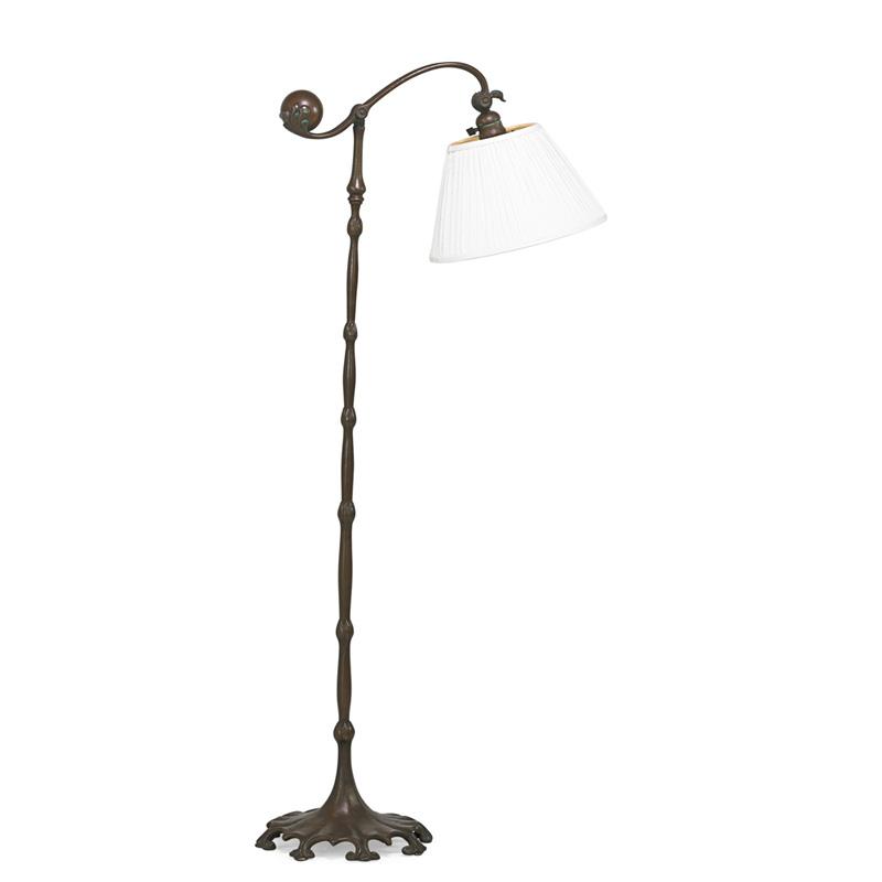 Appraisal: TIFFANY STUDIOS Counterbalance floor lamp base Condition Report Rewired original