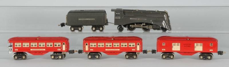 Appraisal: Lionel No E O-Gauge Passenger Train Set Description Pre-war Includes