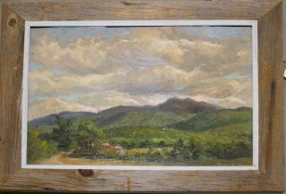 Appraisal: Fred M Hines Vermont Maine th c Mount Mansfield from