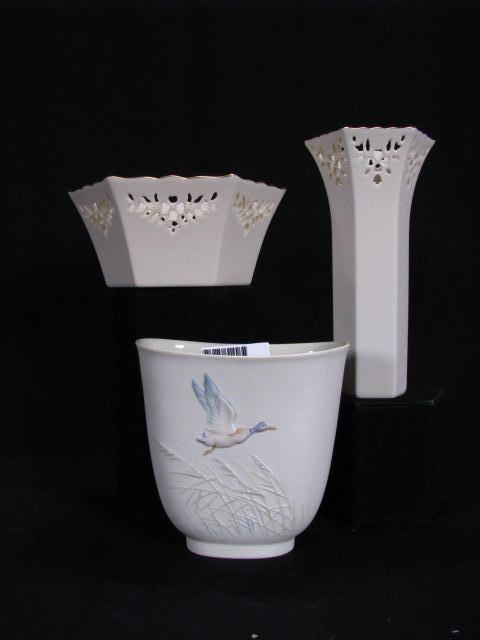 Appraisal: Three items of Lenox and Rosenthal porcelain including '' Lenox