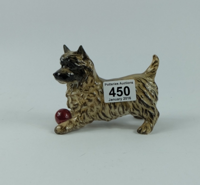 Appraisal: Beswick matt Cairn Terrier with ball A