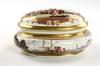 Appraisal: SUGAR BOX AND COVER - Circa oval Meissen sugar box