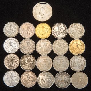 Appraisal: Collection of Martinka Tokens Collection of Martinka Tokens Circa s