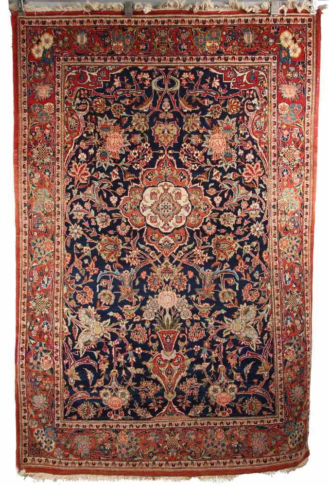 Appraisal: KASHAN RUG - ' '' x ' '' - Semi-antique