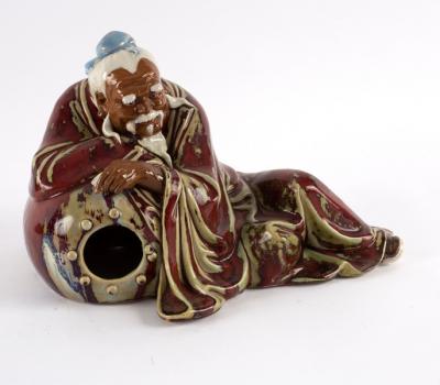 Appraisal: A Chinese pottery figure by Liu Zemian of Liu Ling