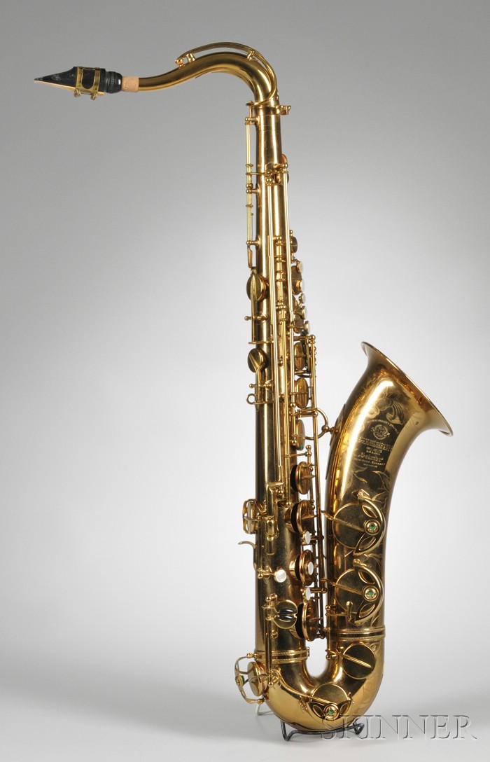 Appraisal: French B Flat Tenor Saxophone Henri Selmer Paris Model Super