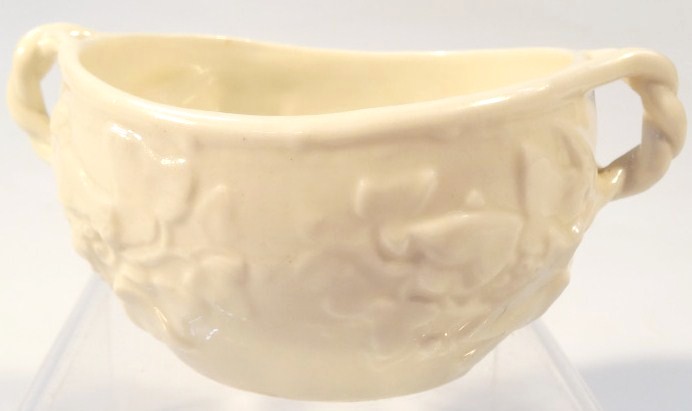 Appraisal: A Belleek Fine Parian china first period Ivy sugar bowl