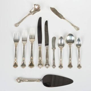 Appraisal: Gorham Chantilly pattern silver flatware set th c incl dinner