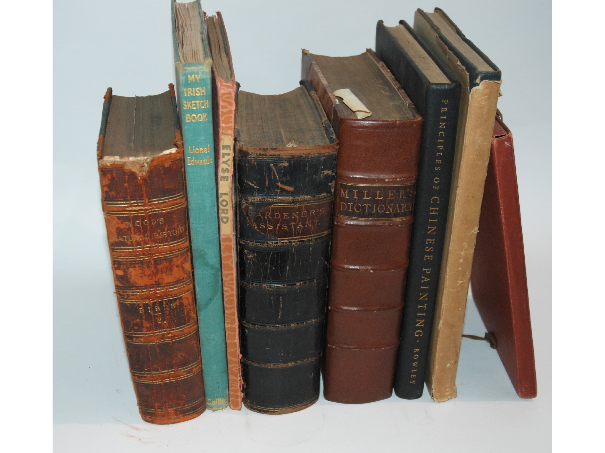 Appraisal: Seven various books including Miller's Dictionary The Gardener's Assistant etc