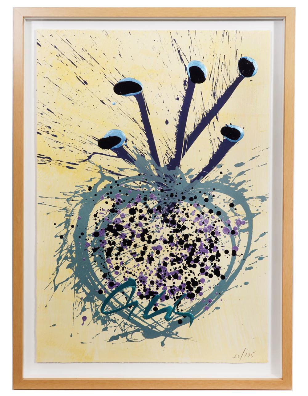 Appraisal: CHIHULY 'TRUE HEARTS AND IKEBANA TOO' LITHOGRAPHDale Chihuly American Born