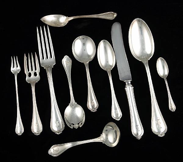 Appraisal: A sterling flatware set with caseTowle Silversmiths Newburyport MAPaul Revere