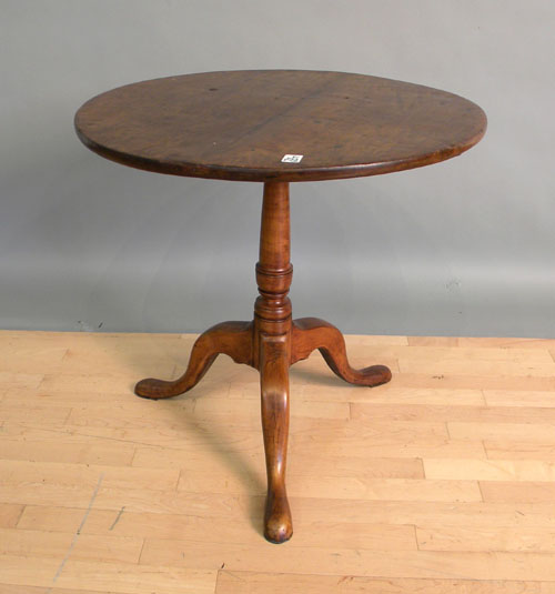 Appraisal: Georgian fruitwood tea table th c h l