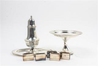 Appraisal: A Collection of American Silver Table Articles Various Makers comprising