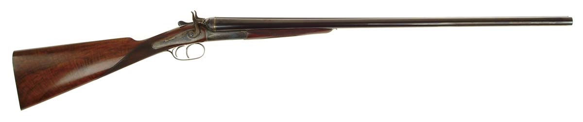 Appraisal: SPECTACULAR JOHN WILKES DBL BBL HAMMER SHOTGUN Cal ga SN