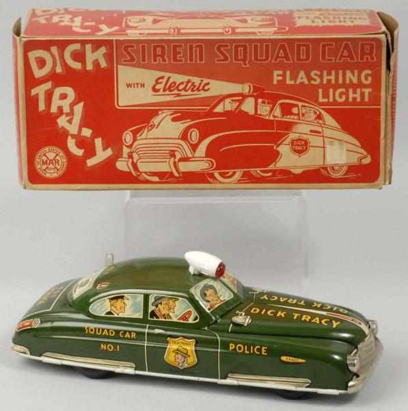 Appraisal: Tin Litho Marx Dick Tracy Squad Car Wind-Up Toy Description