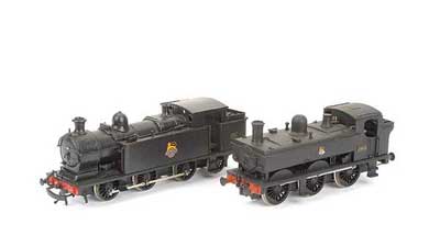 Appraisal: OO Gauge Kitbuilt a pair of BR WR black Tank