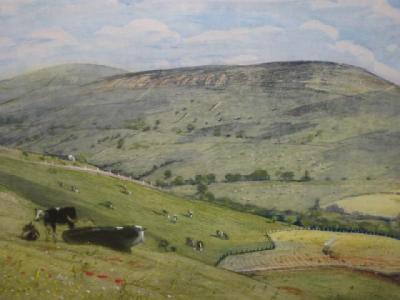 Appraisal: PIERS BROWN - Baling up in Wolden of Wensledale lithograph