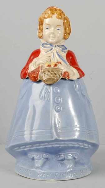 Appraisal: Little Red Riding Hood Cookie Jar Description Wearing blue coat