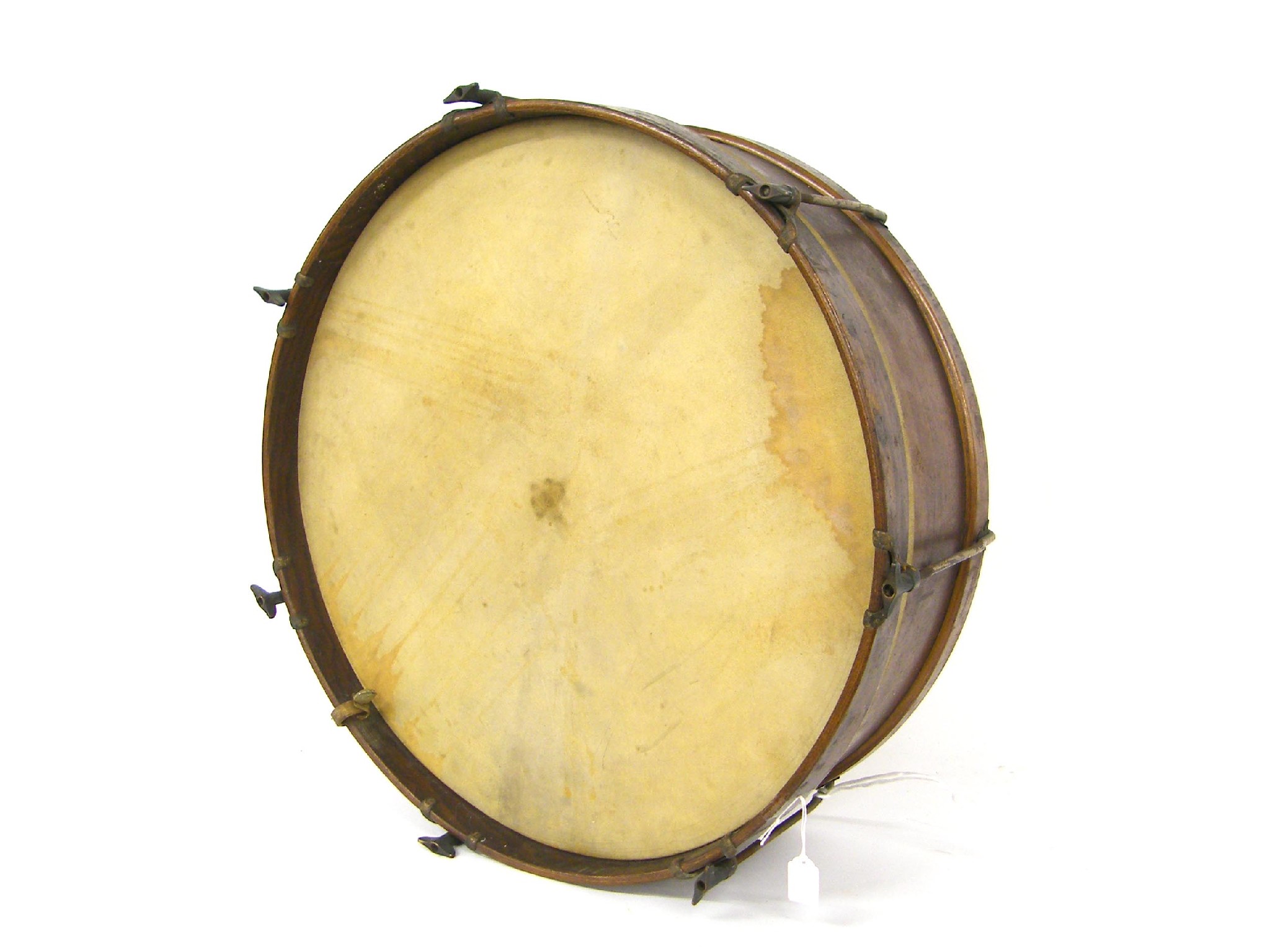 Appraisal: Large old marching band bass drum diameter