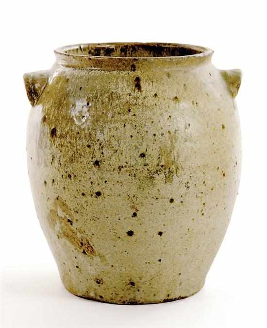 Appraisal: Southern stoneware storage jar Owenby Upcountry South Carolina circa alkaline