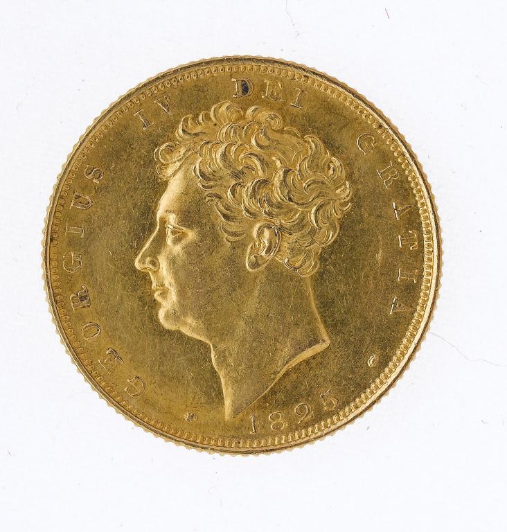 Appraisal: GEORGE IV SOVEREIGN EF