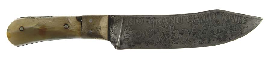 Appraisal: PRESENTATION RIO GRANDE CAMP KNIFE TO SUPT A NORTON blade